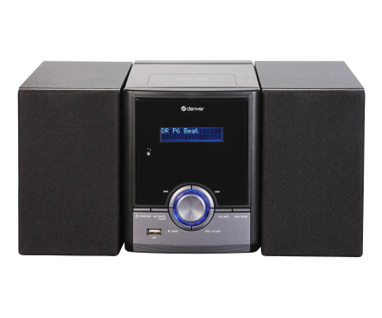 Mikro i mini wieża Denver Micro system Denver MDA-285 z BT, CD, radiem i AUX